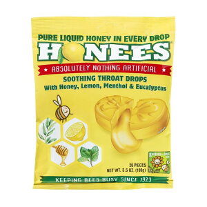 �n�j�[�Y �n�j�[�����������\�[�� �̂ǈ� 20�� HONEES Honey Lemon Menthol Bag 20 LOZENGE �y�����񂹏��i�z