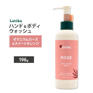 yő10%OFFN[|zeBJ nh & {fBEHbV [Y 196g (7 floz) LATIKA Hand and Body Wash Rose {fB\[v nh\[v t̐Ό