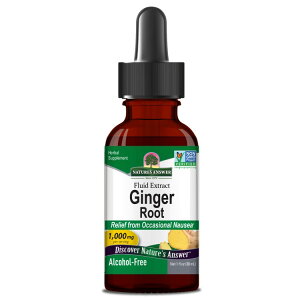 �l�C�`���[�Y�A���T�[ �W���W���[���[�g �A���R�[���t���[�G�L�X 28g NATURE'S ANSWER Ginger Root Alcohol Free Extract 1 OUNCE �y�����񂹏��i�z