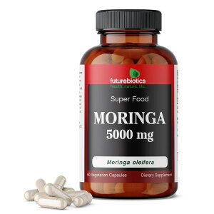 �t���[�`���[�o�C�I�e�B�N�X �������K 5000mg 60�x�W�J�v�Z�� FUTUREBIOTICS Moringa 5000 mg 60 CAPVEGI �y�����񂹏��i�z