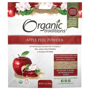 �I�[�K�j�b�N�g���f�B�V�����Y �A�b�v���s�[���p�E�_�[ 99g ORGANIC TRADITIONS Apple Peel Powder 3.5 OUNCE �y�����񂹏��i�z