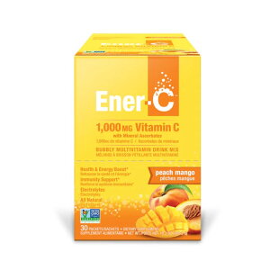 �G�iC �s�[�`�}���S�[ 30�p�b�N ENER-C Ener-C Peach Mango Packets 30 PKT �y�����񂹏��i�z
