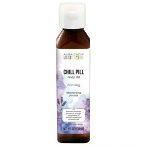�I�[���J�V�A �`���s�� �X�L���P�A�I�C�� 113g AURA CACIA Chill Pill Skin Care Oil 4 OUNCE �y�����񂹏��i�z