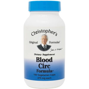 �N���X�g�t�@�[�Y �i���b�V�� �u���b�h�T�[�L�����[�V���� 100�J�v�Z�� CHRISTOPHER'S ORIGINAL FORMULAS Nourish Blood Circulation 100 CAPSULE �y�����񂹏��i�z