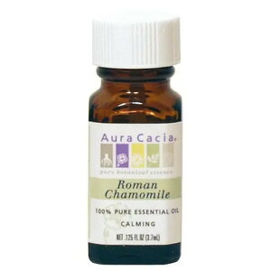 �I�[���J�V�A �G�b�Z���V�����I�C�� �J���~�[���E���[�}�� 100%�s���A 3.4g AURA CACIA Essential Oil 100% Pure Chamomile Roman 0.12 OUNCE �y�����񂹏��i�z