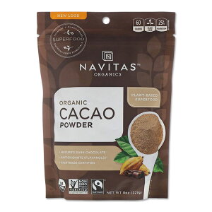 yXߋő勉MAX1040~OFFN[|zI[KjbN JJIpE_[ 227g (8oz) 15 Navitas Organics (ir^XI[KjbNX) ORGANIC CACAO POWDER 227g 8oz Navitas Organics