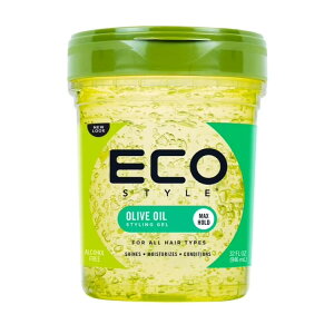 �G�R�X�^�C�� �I���[�u�I�C�� �w�A�X�^�C�����O�W�F�� ��946ml Eco Style Olive Oil Hair Styling Gel, 32 oz., Moisturizing, Unisex �y�����񂹏��i�z