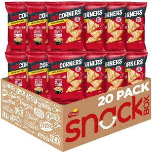 �|�b�v�R�[�i�[�Y �P�g���R�[�� �|�b�v�R�[���`�b�v�X 28g 20�ܓ��� PopCorners Kettle Corn Popped Corn Chips Bag, 1 oz, 20 pack �y�����񂹏��i�z
