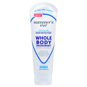 �T�}�[�Y�C�u �z�[���{�f�B�f�I�h�����g �E���e�B���C�g�I�h�[���R���g���[�� �t���b�V���̍��� 88ml Summer's Eve, Whole Body Deodorant for Women, Ultimate Odor Control, Fresh Scent, 3 Fl Oz �y�����񂹏��i�z