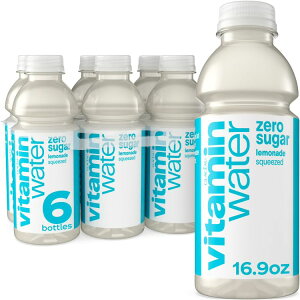 �r�^�~���E�H�[�^�[ �[���V���K�[ �X�N�C�[�Y�h�����l�[�h 500ml 6�p�b�N vitaminwater Zero Sugar Squeezed Lemonade 16.9 fl oz, 6 Pack �y�����񂹏��i�z