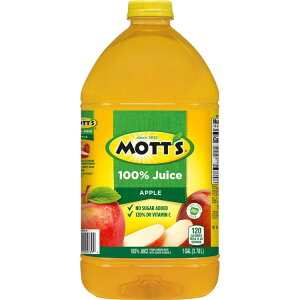 ���b�c 100%�W���[�X �I���W�i���A�b�v���W���[�X 3.78L Mott's 100% Juice Original Apple Juice, 1 Gal, Bottle �y�����񂹏��i�z