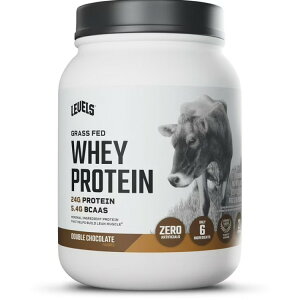 ���x���Y �O���X�t�F�b�h�z�G�C�v���e�C���p�E�_�[ �_�u���`���R���[�g 671g Levels Grass Fed Whey Protein Powder, No Artificials, 24G of Protein �y�����񂹏��i�z