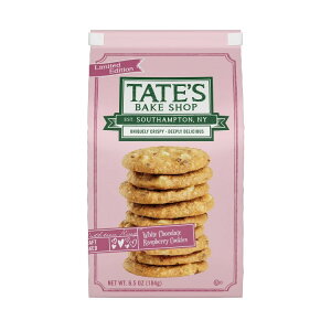 [�����]�e�C�c �x�C�N�V���b�v �z���C�g�`���R���[�g���Y�x���[�N�b�L�[ 184g Tate's Bake Shop White Chocolate Raspberry Cookies, Limited Edition, 6.5 oz �y�����񂹏��i�z
