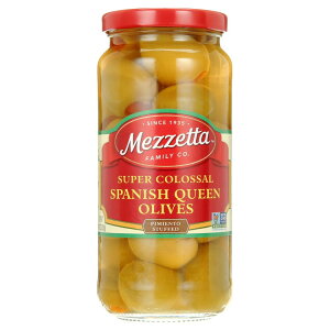 ���[�b�^ �X�[�p�[ �R���b�T�� �X�p�j�b�V���N�C�[���I���[�u �s�����g���� 283g Mezzetta Super Colossal Spanish Queen Olives Pimiento Stuffed, 10 oz �y�����񂹏��i�z