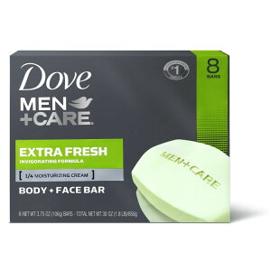 �_�� ����+�P�A �G�N�X�g���t���b�V�� �{�f�B���t�F�C�X�o�[ 106g 8�{���� Dove Men+Care Extra Fresh Body and Face Bar, 3.75 oz, 8 Bar �y�����񂹏��i�z�y���킹�Ĕ��������z