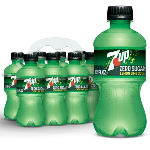 7UP �J�t�F�C���t���[ �[���V���K�[ ���������C���\�[�_�|�b�v 355ml 8�{�p�b�N 7UP Caffeine Free Zero Sugar Lemon Lime Soda Pop, 12 fl oz, 8 Pack Bottles �y�����񂹏��i�z