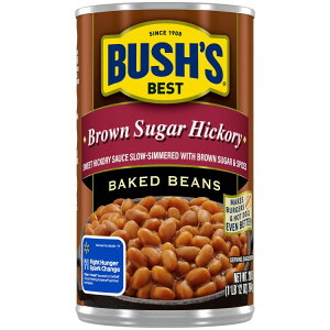 �u�b�V���Y �u���E���V���K�[�q�b�R���[�x�C�N�h�r�[���Y �ʋl 794g Bush's Brown Sugar Hickory Baked Beans, Canned Beans, 28 oz Can �y�����񂹏��i�z