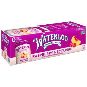 �E�H�[�^�[���[ �X�p�[�N�����O�E�H�[�^�[ ���Y�x���[�l�N�^���� 355ml 12�ʃp�b�N Waterloo Sparkling Water, Raspberry Nectarine, 12 fl oz, 12 Pack Cans �y�����񂹏��i�z