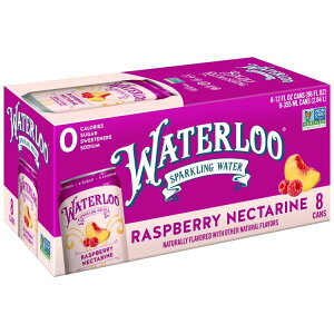 �E�H�[�^�[���[ �X�p�[�N�����O�E�H�[�^�[ ���Y�x���[�l�N�^���� 355ml 8�{�p�b�N Waterloo Sparkling Water, Raspberry Nectarine, 12 fl oz, 8 pack cans �y�����񂹏��i�z
