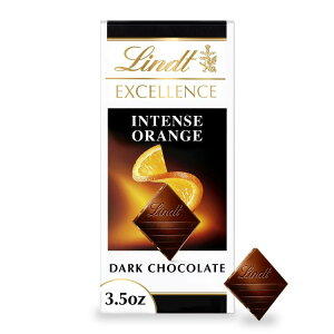 �����c �G�N�Z�����X �C���e���X �I�����W �_�[�N�`���R���[�g 100g Lindt Excellence Intense Orange Dark Chocolate 3.5 oz, Bar �y�����񂹏��i�z