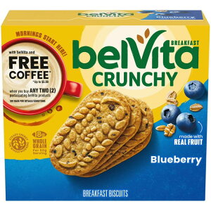 �x�����B�[�^ �u���b�N�t�@�X�g�o�[�r�X�P�b�g �u���[�x���[ 5�p�b�N belVita Breakfast Bars Biscuits, Blueberry, 5 Packs �y�����񂹏��i�z