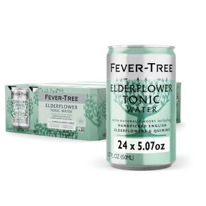 �t�B�[�o�[�c���[ �v���~�A�� �G���_�[�t�����[ �g�j�b�N 150ml 24�ʃp�b�N Fever-Tree Premium Elderflower Tonic 5.07 Fl Oz Cans 24 Pk �y�����񂹏��i�z