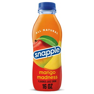 �X�i�b�v�� �}���S�[�}�b�h�l�X �W���[�X�h�����N 473ml Snapple Mango Madness Juice Drink, 16 fl oz, Bottle �y�����񂹏��i�z