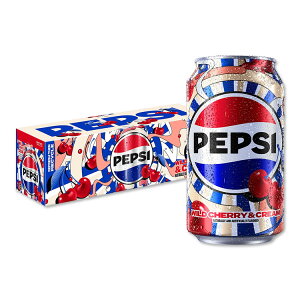 �y�v�V�\�[�_ ���C���h�`�F���[���N���[�� ��354ml�A12 �ʓ��� Pepsi Soda Wild Cherry And Cream 12 fl oz, 12 Count Cans �y�����񂹏��i�z�y���킹�Ĕ��������z