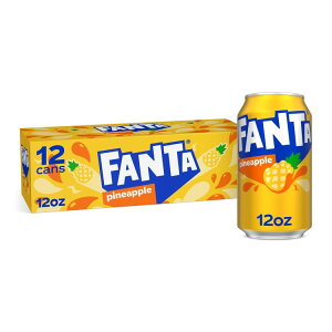 �t�@���^ �p�C�i�b�v���t���[�c�\�[�_�|�b�v ��354ml 12 �ʃp�b�N Fanta Pineapple Fruit Soda Pop, 12 fl oz, 12 Pack Cans �y�����񂹏��i�z�y���킹�Ĕ��������z