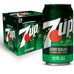 7UP �[���V���K�[ ���������C�� �\�[�_�|�b�v ��354ml 24 �ʃp�b�N 7UP Zero Sugar Lemon Lime Soda Pop, 12 fl oz, 24 Pack Cans �y�����񂹏��i�z�y���킹�Ĕ��������z