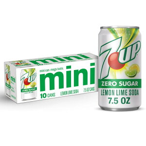7UP �[���V���K�[ ���������C���\�[�_ ��221ml�� 10 �p�b�N 7UP Zero Sugar Lemon Lime Soda, 7.5 fl oz cans, 10 pack �y�����񂹏��i�z�y���킹�Ĕ��������z