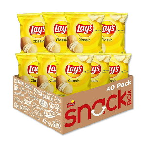 ���C�Y �|�e�g�`�b�v�X�A�N���V�b�N�A��28g �܁A40���� Lay's Potato Chips, Classic, 1 oz Bags, 40 Count Lays �y�����񂹏��i�z