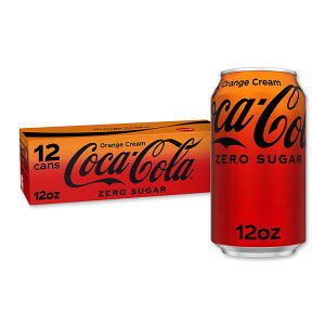 �R�J�E�R�[�� �[���V���K�[ �I�����W�N���[�� ��354ml 12�p�b�N Coca-Cola Zero Sugar Orange Cream Fridge Pack Cans, 12 fl oz, 12 Pack �y�����񂹏��i�z�y���킹�Ĕ��������z