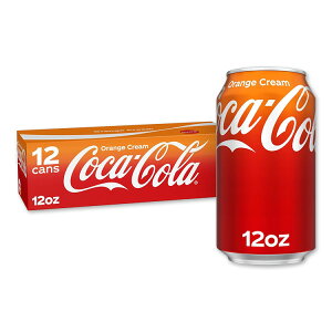 �R�J�E�R�[�� �I�����W�N���[���\�[�_ ��340g �ʁi12�{����j Coca-Cola Orange Cream Soda, 12 oz. cans (Pack of 12) �y�����񂹏��i�z�y���킹�Ĕ��������z