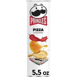 �v�����O���Y �v�����O���X �s�U�|�e�g�N���X�v�`�b�v�X �����`�X�i�b�N ��155g �� Pringles Pizza Potato Crisps Chips, Lunch Snacks, 5.5 oz Canister �y�����񂹏��i�z