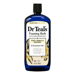 �h�N�^�[�e�B�[���Y �R�[�W�[�o�j���V�[�Y�� �t�H�[�~���O�o�X ��1005ml Dr Teal's Cozy Vanilla Season Foaming Bath 34fl oz �y�����񂹏��i�z�y���킹�Ĕ��������z