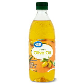 【ウォルマートブランド】グレートバリュー クラシックオリーブオイル 502ml Great Value Classic Olive Oil, 17 fl oz 【お取り寄せ商品】【合わせて買いたい】