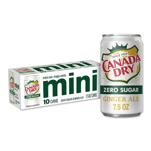 �J�i�_�h���C �[���V���K�[ �W���W���[�G�[�� �\�[�_�|�b�v ��221ml 10�ʃp�b�N Canada Dry Caffeine Free Zero Sugar Ginger Ale Soda Pop, 7.5 fl oz, 10 Pack Cans �y�����񂹏��i�z�y���킹�Ĕ��������z