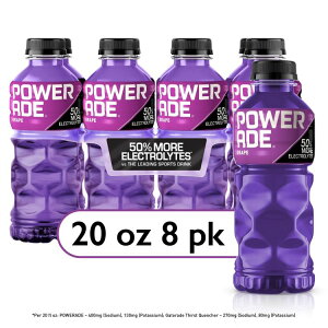 �p���[�G�C�h �O���[�v �G���N�g�����C�g �X�|�[�c�h�����N 20�t�ʃI���X 8�{�p�b�N POWERADE Grape Electrolyte Sports Drink, 20 fl oz, 8 Pack Bottles �y�����񂹏��i�z�y���킹�Ĕ��������z