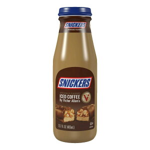 �r�N�^�[�E�A�����Y �X�j�b�J�[�Y �A�C�X�R�[�q�[���e 405ml �{�g�� 1�{ Victor Allen's Snickers Iced Coffee Latte, Ready to Drink, 13.7 oz Bottles �y�����񂹏��i�z�y���킹�Ĕ��������z