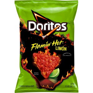 �h���g�X �t���[�~���z�b�g �����������g���e�B�[���`�b�v�X 262.2g Doritos Flamin' Hot Limon Flavored Tortilla Chips, 9.25 oz Bag �y�����񂹏��i�z�y���킹�Ĕ��������z