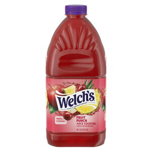 �E�F���` �t���[�c�p���`�W���[�X�J�N�e�� 2.83L Welch's Fruit Punch Juice Cocktail, 96 fl oz Bottle �y�����񂹏��i�z�y���킹�Ĕ��������z
