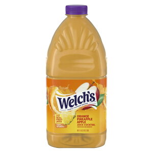 �E�F���` �I�����W�p�C�i�b�v���A�b�v���W���[�X�J�N�e�� 2.83L Welch's Orange Pineapple Apple Juice Cocktail, 96 fl oz Bottle �y�����񂹏��i�z�y���킹�Ĕ��������z