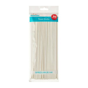 20�Z���` �z���C�g�y�[�p�[ �g���[�g�X�e�B�b�N 50�{���� 8 White Paper Treat Sticks, 50 Count, by Way To Celebrate �y�����񂹏��i�z�y���킹�Ĕ��������z