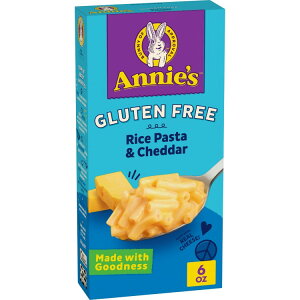 �A�j�[�Y �O���e���t���[ �}�J���j���`�[�Y ���C�X�p�X�^���`�F�_�[ Annie's Gluten Free Macaroni and Cheese, Rice Pasta and Cheddar, 6 oz �y�����񂹏��i�z�y���킹�Ĕ��������z