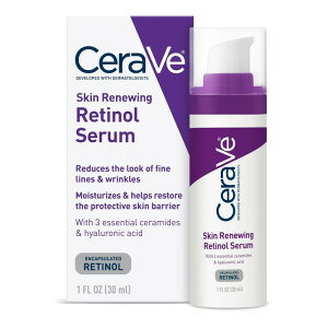 �Z�����B �X�L�� ���j���[�C���O ���`�m�[�� �Z���� 30ml CeraVe Skin Renewing Retinol Serum 1 fl oz �y�����񂹏��i�z