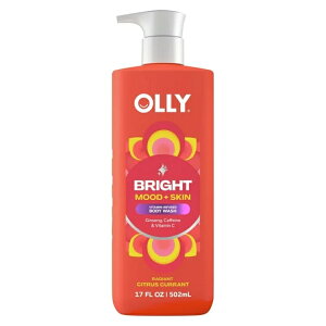�I���[ �u���C�g �{�f�B�E�H�b�V�� �V�g���X �J�����g ��502mL OLLY Bright Body Wash Repairs & Brightens Skin Citrus Currant, 17 oz �y�����񂹏��i�z