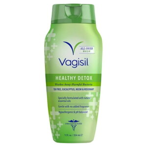 �o�W�V�� �w���V�[ �f�g�b�N�X �f�C���[ �C���e�B���C�g �t�F�~�j���E�H�b�V�� 355ml Vagisil Healthy Detox Daily Intimate Vaginal Feminine Wash, 12 oz, 1 Pack �y�����񂹏��i�z