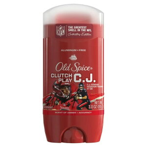 �I�[���h�X�p�C�X �f�I�h�����g �A���~�j�E���t���[ NFL�R���N�V���� �N���b�`�v���C CJ�X�g���E�h �A���o�[���A�L�����V�[ 85g Old Spice Men's Aluminum Free Deodorant, NFL Collection, Clutch Play CJ Stroud, 3oz 