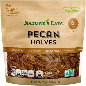 �l�C�`���[�Y�C�[�c �s�[�J���n�[�t 680g Nature's Eats Pecan Halves, 1.5 lbs �y�����񂹏��i�z